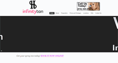 Desktop Screenshot of infinitytan.net